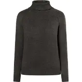 MO Rollkragenpullover Herren Dunkelgrau Melange