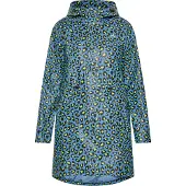 Schmuddelwedda regenparka Damen Stahlblau Limette Leo