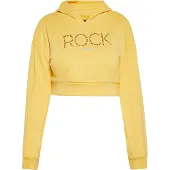 MyMo ROCKS Kapuzenpullover Damen gelb