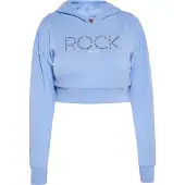 Mymo Kapuzenpullover Damen blau