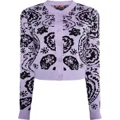 MyMo ROCKS Strickjacke Damen violett