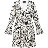 Faina robe - imprimé zèbre sookie