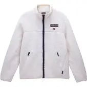Napapijri Herren-Sportjacke Weiß - Regular Fit, Reißverschluss, Umweltfreundlich