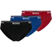 BOSS Slip "Brief 3P Power" 3 Stk. Elastikbund mit Logo