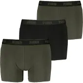 Puma Boxershorts "MEN EVERYDAY BASIC BOXERS 3P" Komfortabler elastischer Logobund