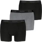 Puma Boxershorts "MEN EVERYDAY BASIC BOXERS 3P" Komfortabler elastischer Logobund