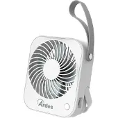 Ardes AR5F03BT TAURO Mini Portable Fan Grau und Weiß USB-Akku 2000mAh