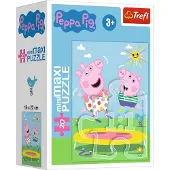 Trefl Puzzle Peppa Pig: Auf dem Trampolin 20 Stück
