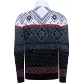 Rusty neal Strickpullover mit winterlichem Muster