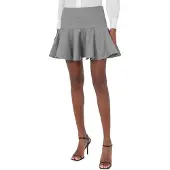 Moschino Wool Canvas Miniskirt Grey Größe: 38 | Miniröcke Outlet | Damen | Grau