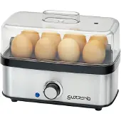 Guzzanti GZ608, 8 Eier, Edelstahl, Edelstahl, 400 W, 230 mm, 133 mm