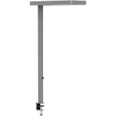 MAUL LED-Tischklemmleuchte MAULjuvis, dimmbar, Bewegungs- und Tageslichtsensor, weißaluminium RAL 9006