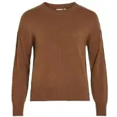 Vila Vijude L/S O-Neck Knit Top/Pb