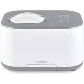 Cuisinart EasyFreeze, Kompressor Eismaschine, 0,95 l, 1 Becken, Weiß, 20 min, Kunststoff