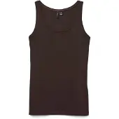 Vero Moda Tanktop "VMLULU LONG TANK TOP JRS GA NOOS" Baumwollmischung, regular fit
