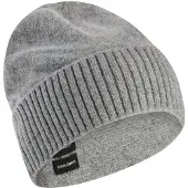 Camel active Beanie mit breitem Strick-Bund und Logo-Badge