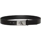 Calvin Klein Herrengürtel Ck Plaque Smooth 35Mm LV04D7043G Schwarz 95