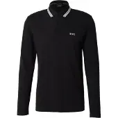 BOSS Plisy 10266738 Green Langarm-polo
