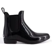 Aus Wooli Australia Womens Regenstiefel mit Schafsfell Einlegesohle enthalten BLACK