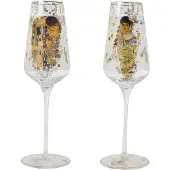 Goebel Sektglas "Sektglas Gustav Klimt - Adele & der Kuss"