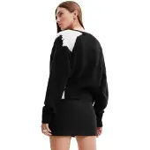 Desigual Damen Schwarz Strickware