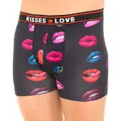 Kisses&love Atmungsaktiver Stoff Boxer Lips Modell KL10001 Mann