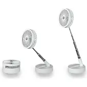 Macom Schnurloser Oszillationsventilator Enjoy & Relax 991 Space weiß 19,5 cm wiederaufladbar