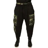 Dolce&Gabbana Tarnmuster-Panel-Jogginghosen Pt0034