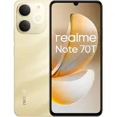 Realme Note 70T, 17,1 cm (6.74"), 4 GB, 128 GB, 50 MP, Android 15, Gold