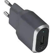BigBen Interactive FPCS2.4A1USBAG, Drinnen, AC, 2,4 A, Grau, Silber
