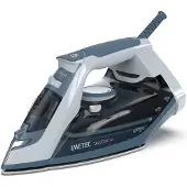 Imetec 9052, Trocken- & Dampfbügeleisen, CeramicGlide-Sohle, 150 g/min, Blau, Manuell, Kunststoff