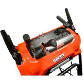 HECHT Schneefräse Benzin 9334 SQ | 87 cm Arbeitsbreite | 9,5 kW / 13 PS | Griffheizung | Elektrostarter | 51 cm Arbeitshöhe | LED