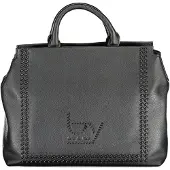 Byblos Schwarze Polyurethan Damenhandtasche