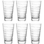 Leonardo Longdrink Glas Vario Struttura (6-teilig)