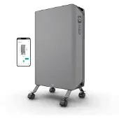 Duux Edge Oil – Smarter Ölradiator mit Thermostat – 2000W Ölgefüllter Heizkörper mit Boost-Modus – Grau