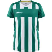 Craft Progress 2.0 Stripe Trikot Kurzarm Kinder - Grün / Weiß