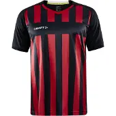 Craft Progress 2.0 Stripe Trikot Kurzarm Herren - Schwarz / Rot