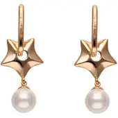 Faina Women Drop Earrings in Rose Gold White | Gr.: onesize