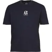 Armani Exchange für Herren. XM000363AF12308UB101 Logo-T-Shirt navy (M), Lässig, Baumwolle, Kurzarm, Marine