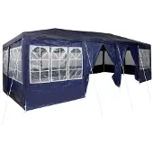 vidaXL Party-Zelt Blau 800 x 400 x 266 cm Polyethylen