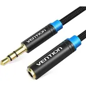 Vention Braided 3.5mm Audio Extender 3m VAB-B06-B300-M Black