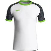 Jako Iconic Trikot Kurzarm Herren - Weiß / Schwarz / Neongrün