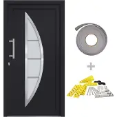 vidaXL Haustür Anthrazit 98x208 cm