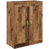 vidaXL Wandschrank Altholz 69,5 x 34 x 90 cm Holzwerkstoff