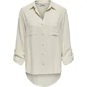 ONLY Langarmbluse "ONLYASMIN-SIESTA LS LINEN BL SHIRT PNT"