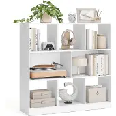 Vasagle Bücherregal 8 Fächer Weiß B34LBC52WT