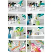Creativ Company Farben - - Solo Goya Silikonöl - Pouring Transparentes Glas - Erwachsene