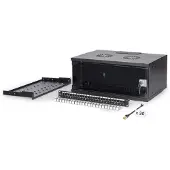 Digitus 19" Netzwerk-Set, 4HE Wandgehäuse und Zubehör, sw SOHO PRO Version