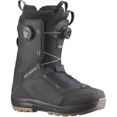 Salomon Snowboard - Snowboard Boots - Echo Dual Boa Wide Black/Deep Lichen Green für Herren aus Wolle - Größe 40,5 - schwarz