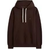 Tommy Hilfiger Hoodie "ESS SEASONAL FLEECE HOODY mit Kapuze und Kängurutasche", unifarben, casual, regular fit, Baumwollmix, Kapuze